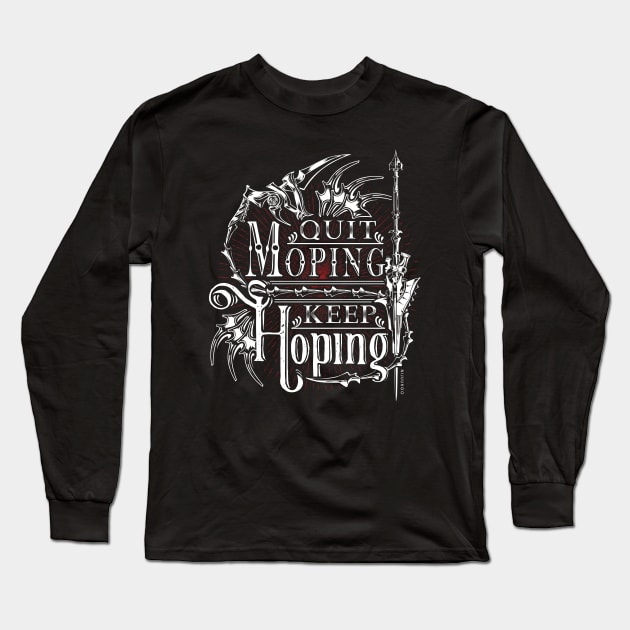 Aranea - Quit Moping (Dark) Long Sleeve T-Shirt by Nijuukoo